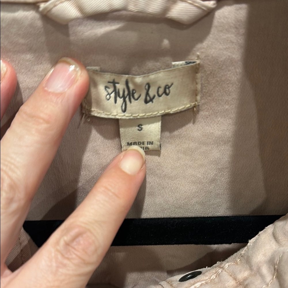 Style & Co. Blush Pink Jacket - Picture 2 of 5